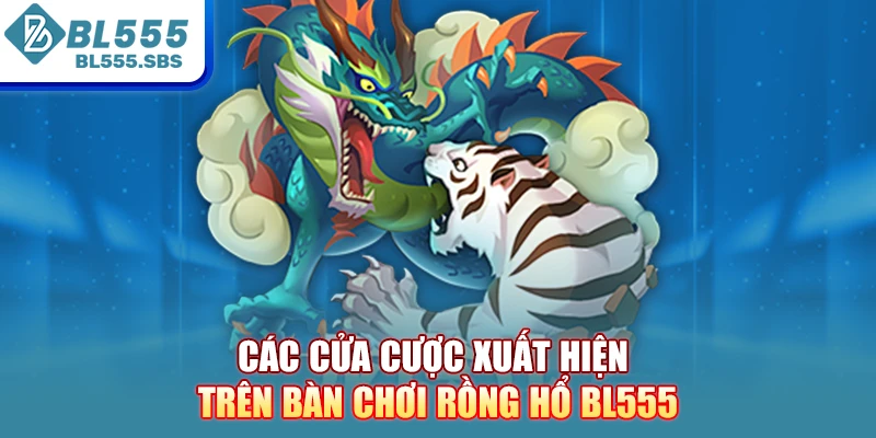 Các cửa cược xuất hiện trên bàn chơi Rồng Hổ BL555 Các cửa cược xuất hiện trên bàn chơi Rồng Hổ BL555