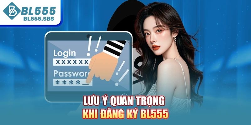 Lưu ý quan trọng khi đăng ký BL555 mà hội viên cần lưu tâm Lưu ý quan trọng khi đăng ký BL555 mà hội viên cần lưu tâm